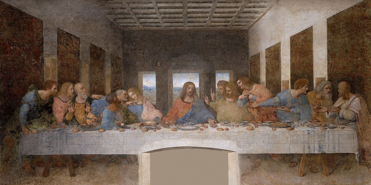 La última cena de Leonardo Da Vinci