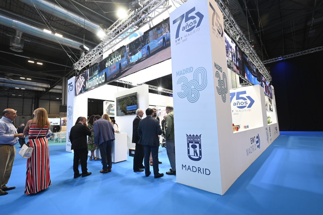 Stand del Ayuntamiento de Madrid en la primera edición del Global Mobility Call (Foto: Chema Barroso)