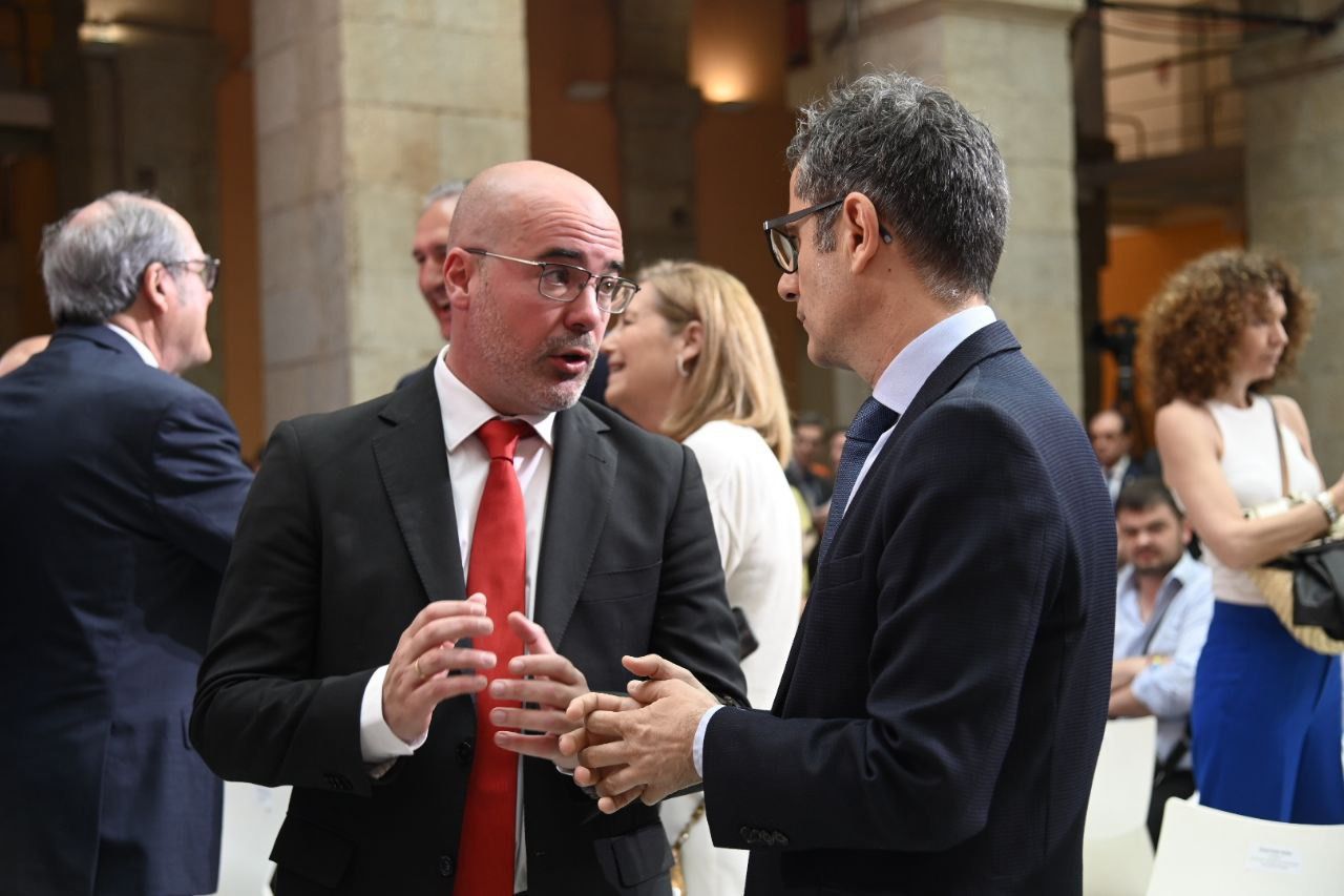 Martín y Bolaños durante el acto (Foto: Chema Barroso)