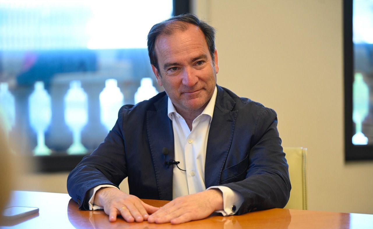 Borja Carabante, durante la entrevista. Foto: Chema Barroso