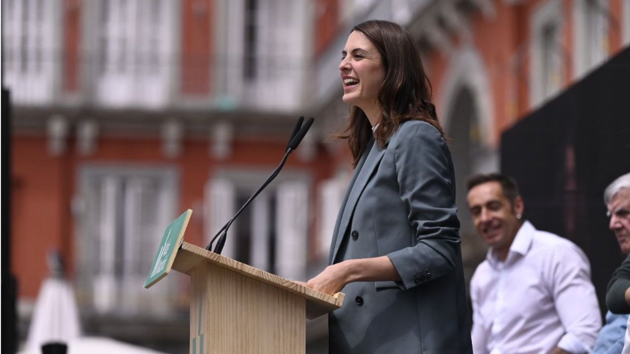 Rita Maestre sonríe durante su intervención (Foto: Chema Barroso)