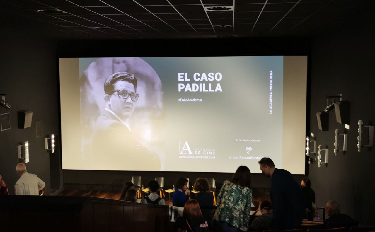 Preproyección de la película en la Academia de Cine