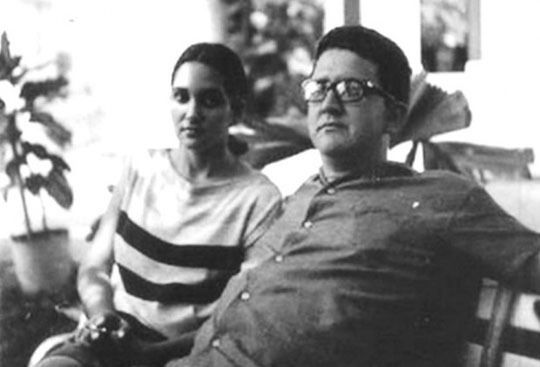 Padilla y su esposa