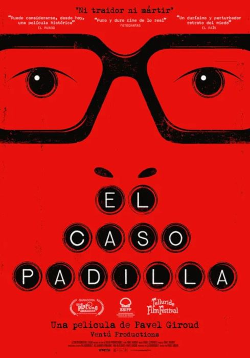 Cartel del documental "El caso Padilla"