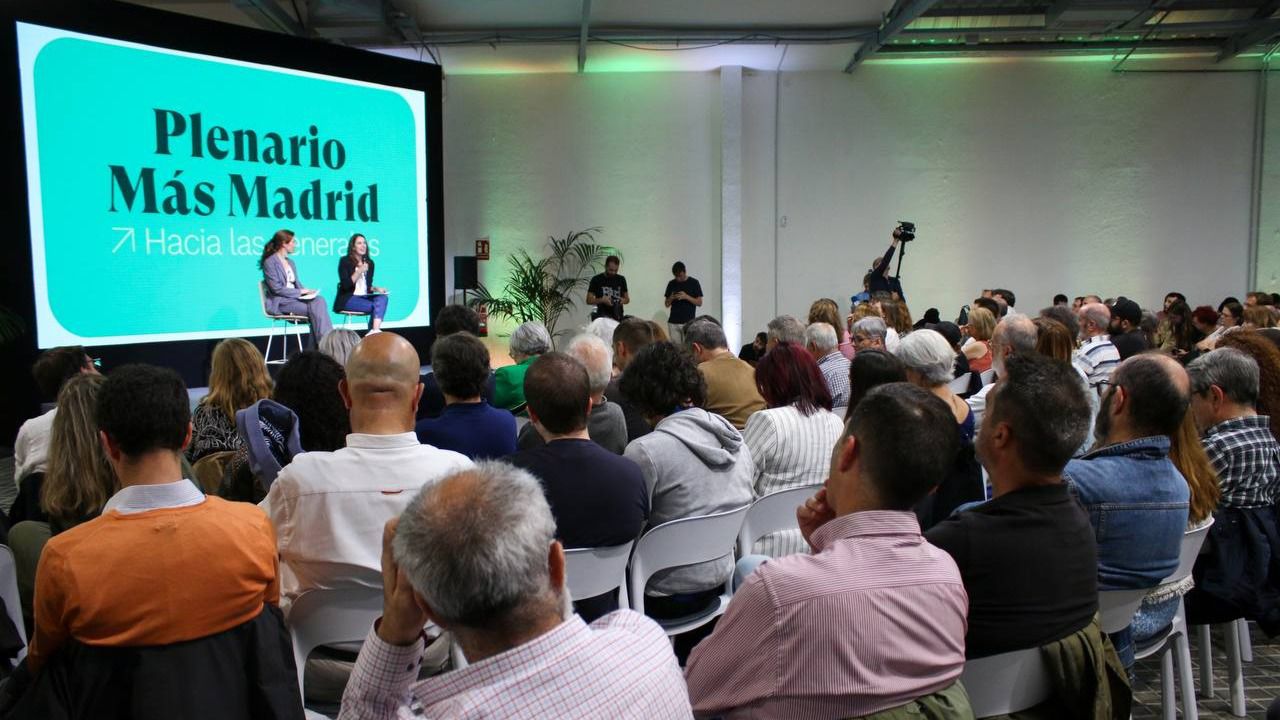 Plenario de Más Madrid (Foto: Claudia Díaz)