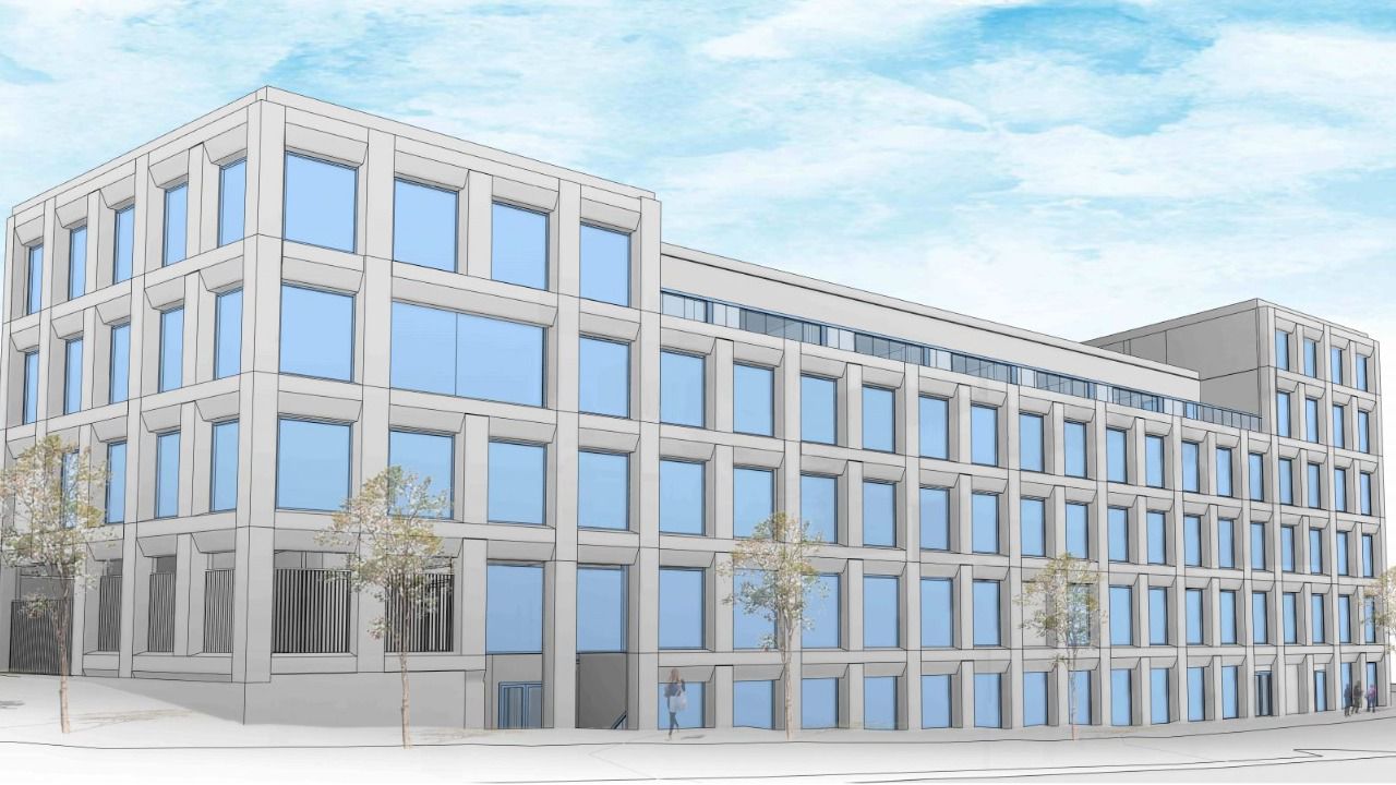 Recreación del nuevo edificio multifuncional. Foto: Ayuntamiento de Madrid