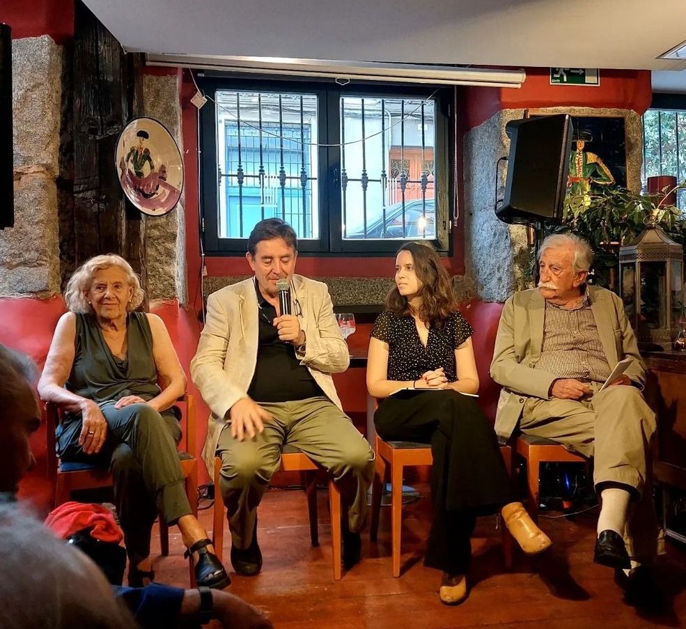 Manuela Carmena, Luis García Montero, María Caso y Félix Santos