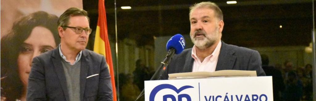 Ángel Ramos (derecha). Foto: Twitter PP Vicálvaro