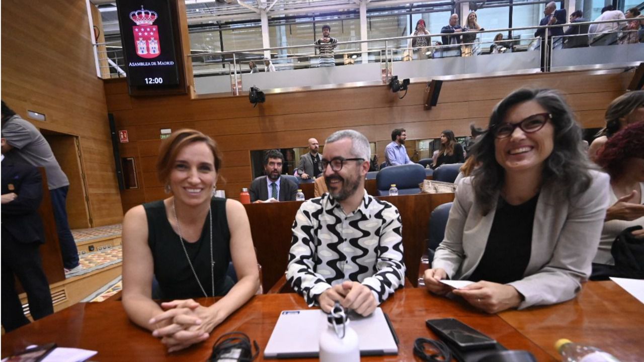 Grupo parlamentario de Más Madrid (Foto: Chema Barroso)