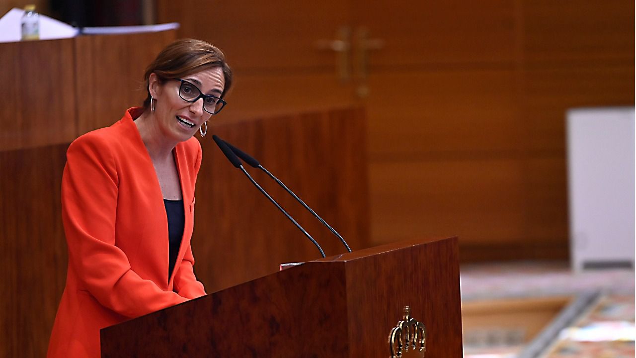 Mónica García durante el debate de investidura (Foto: Chema Barroso)