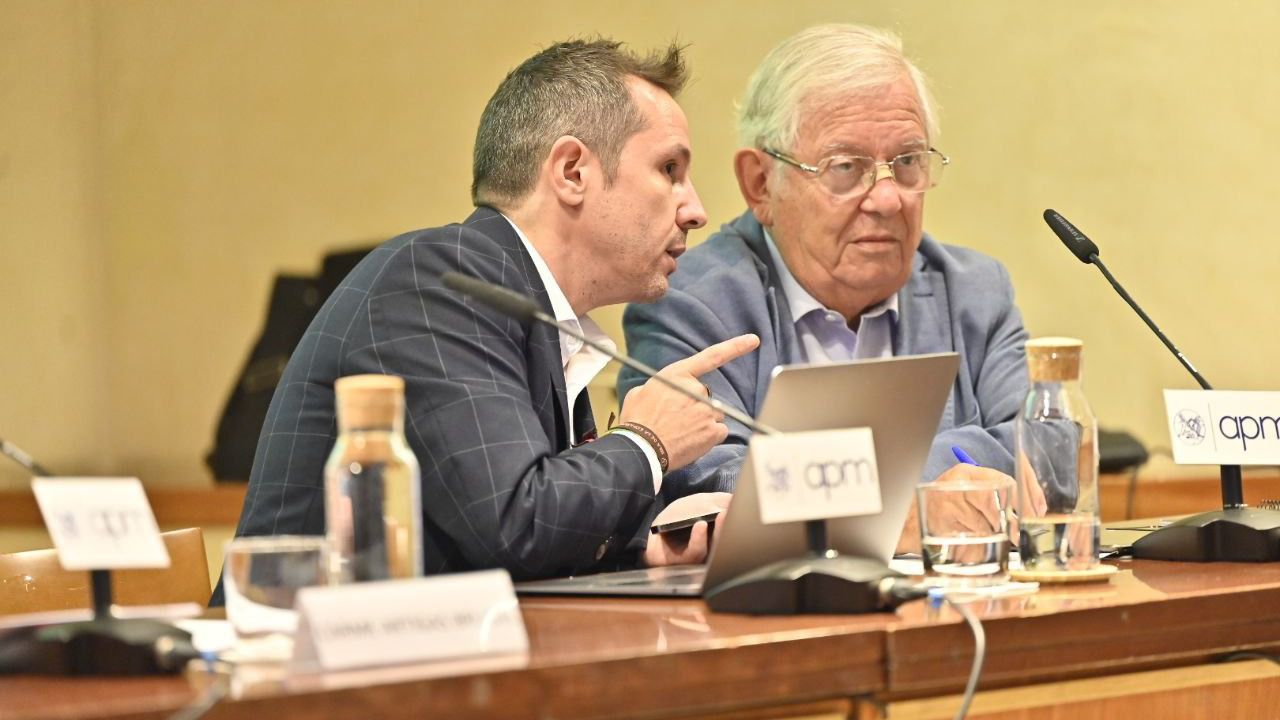 Sergio Martín y Fernando Jáuregui, coordinadores de Periodismo 2030. Foto: Chema Barroso