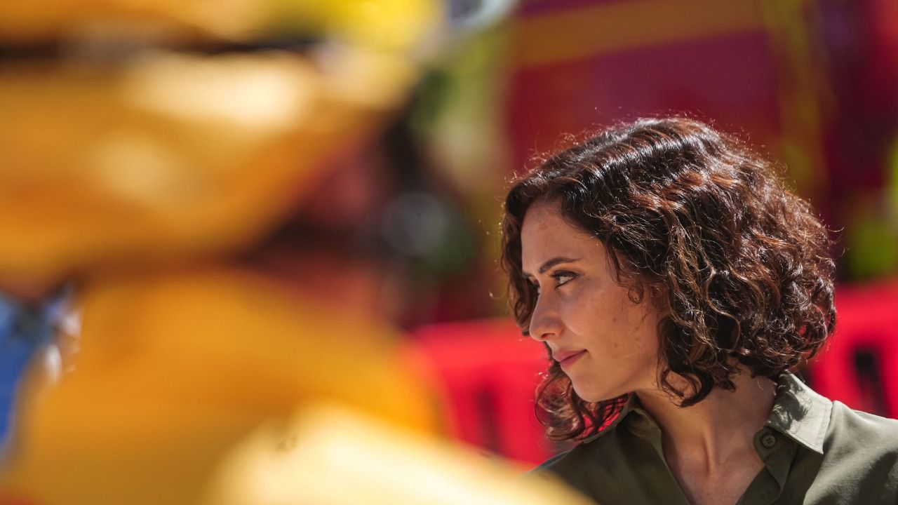 Ayuso presenta el Plan INFOMA 2022 junto a Bomberos de la Comunidad (Foto: Comunidad de Madrid)