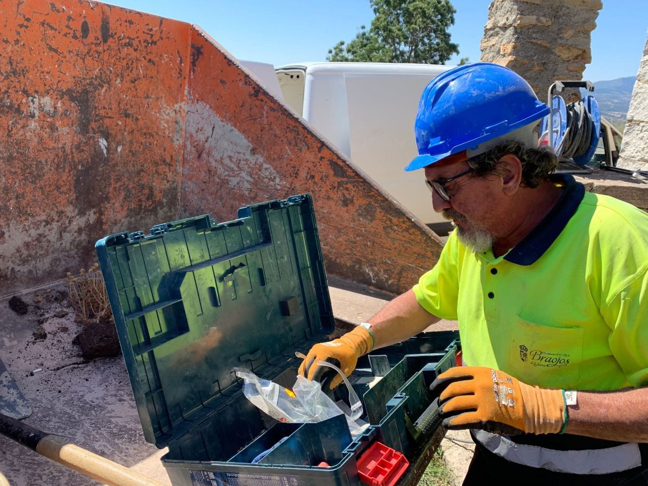 Trabajos de mantenimiento en Breojos (Foto: Comunidad de Madrid)