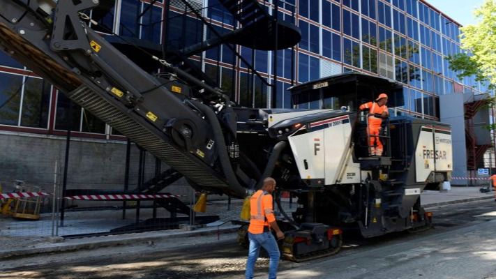 Comienza la Operación Asfalto en la capital. Foto: Ayuntamiento de Madrid