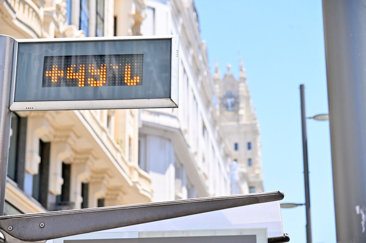 Temperaturas máximas por encima de los 40 grados en Madrid (Foto: Chema Barroso)