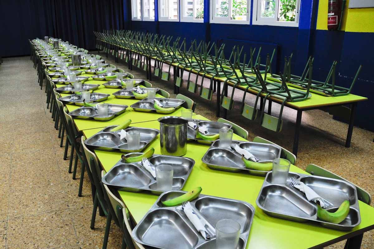 Comedor escolar (Foto: Juan Luis Jaén)