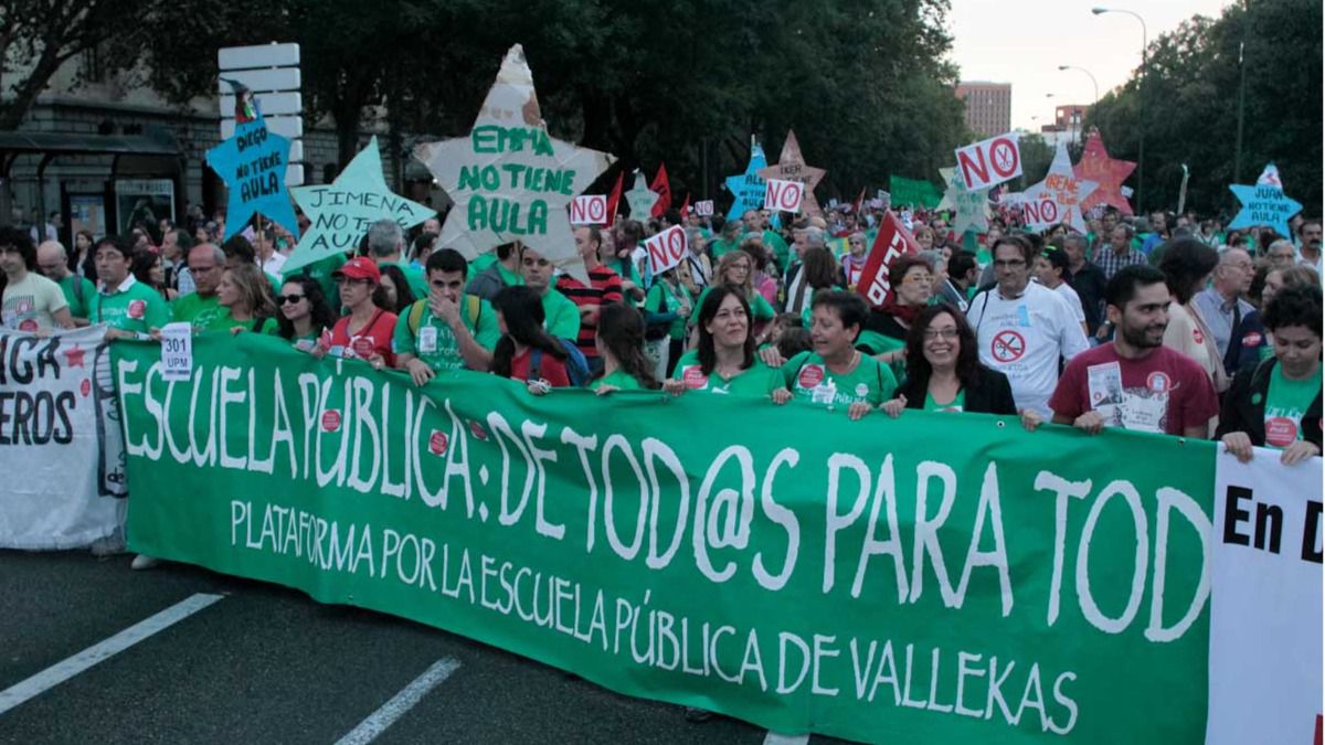 Marea Verde por la Educación pública (Foto: Kike Rincón)