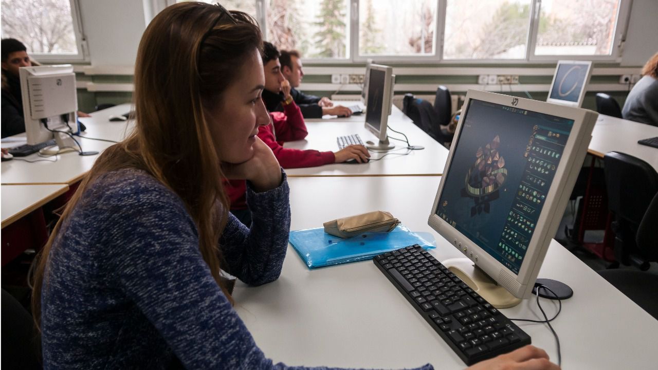 Alumnos de Formación Profesional (Foto: Agencia para el Empleo de Madrid)