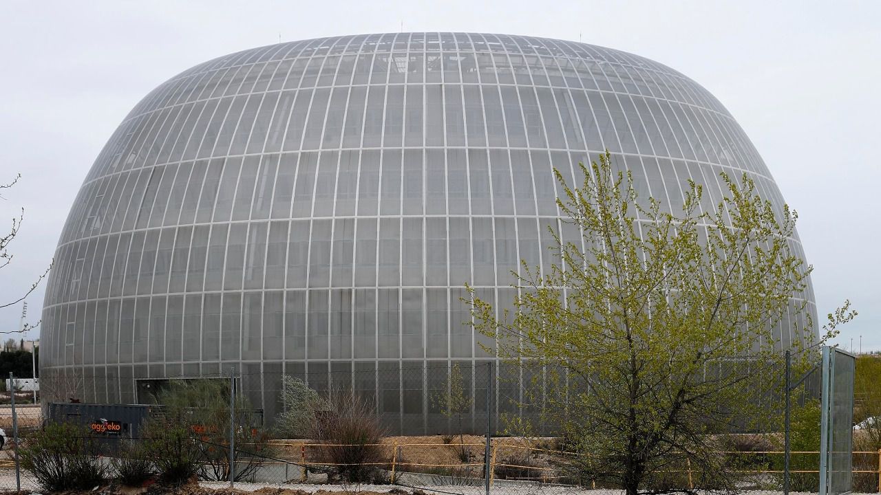 Único edificio construido hasta la fecha en la Ciudad de la Justicia (Foto: Comunidad de Madrid)