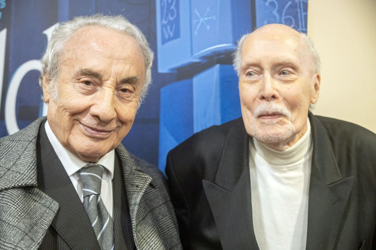 Los actores premiados Antonio Medina y Jack Taylor (Foto: Antonio Castro)