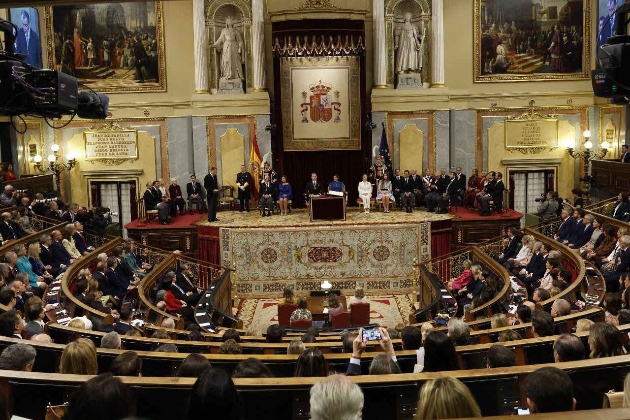 El Congreso acoge el acto de Jura de la Constitución de la Princesa Leonor (Foto: Casa Real)
