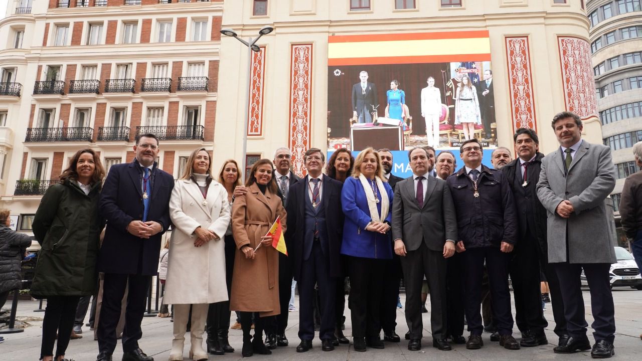 Concejales del equipo de Gobierno de Almeida en Callao. Foto: Ayuntamiento de Madrid