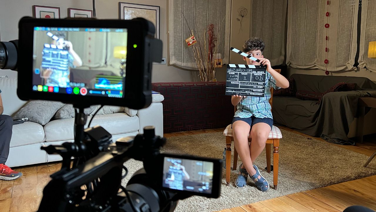 Uno de los momentos del rodaje