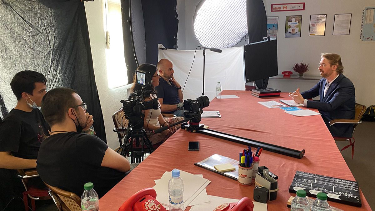 Un momento de la grabación de 'No estás sol@'