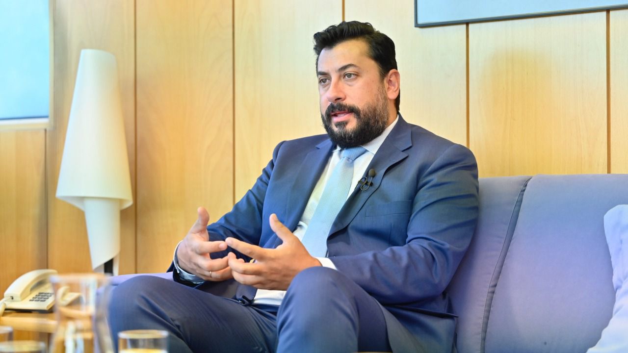 Díaz-Pache durante una entrevista con Madridiario (Foto: Chema Barroso)