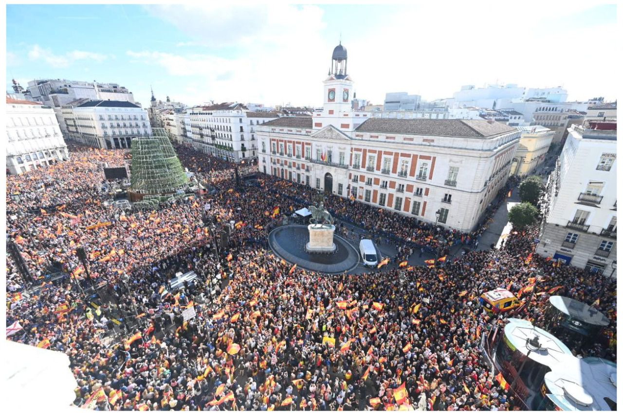 Imagen de Sol desde el restaurante de El Corte Inglés.