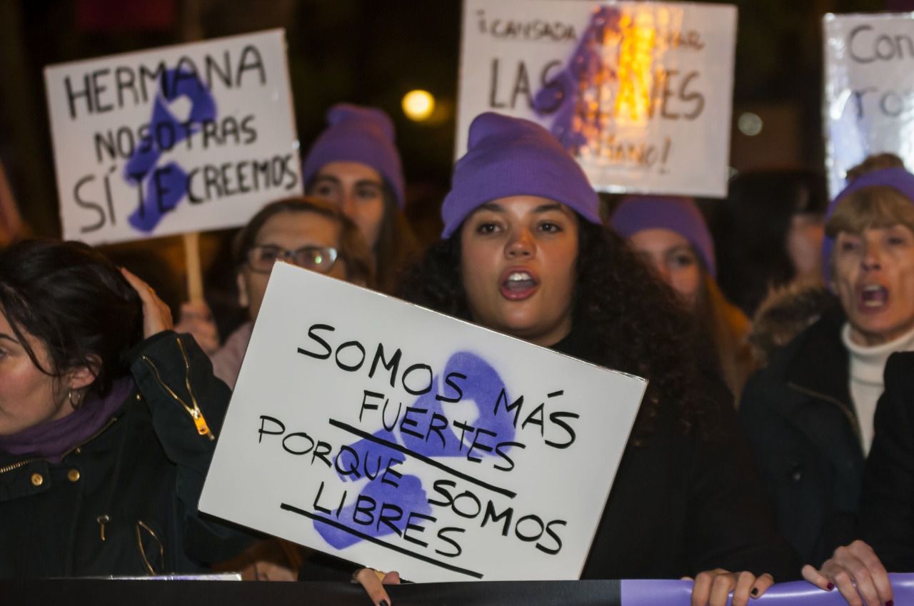 Imagen de la manifestación del 25N en 2019 (Foto: Chema Barroso)