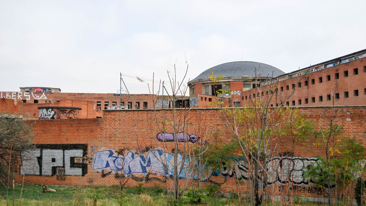 Antigua cárcel de Carabanchel antes de su derribo en 2008. Foto: José Luis Jaén