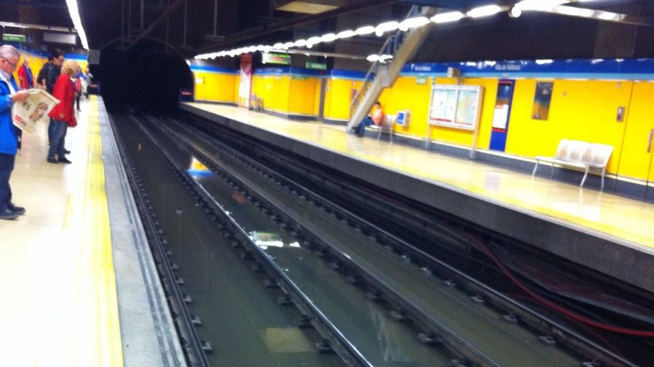 Inundación en Metro