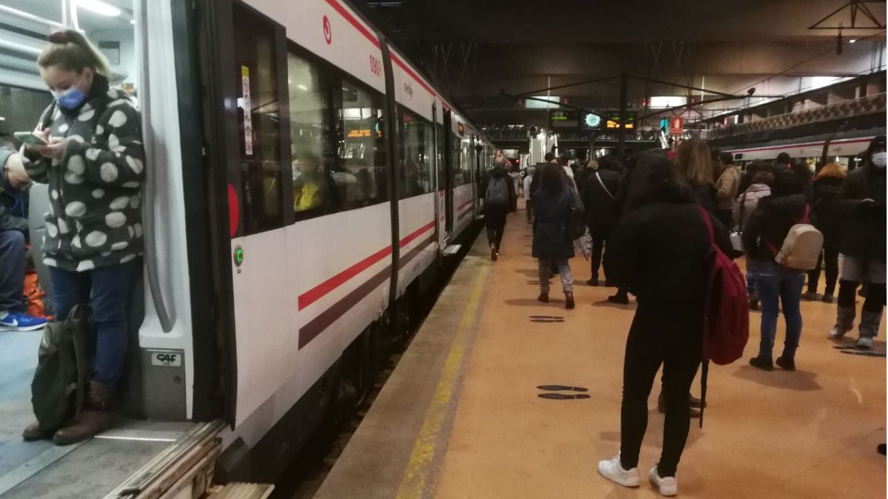 Aglomeraciones en Atocha (Foto: Chema Barroso)