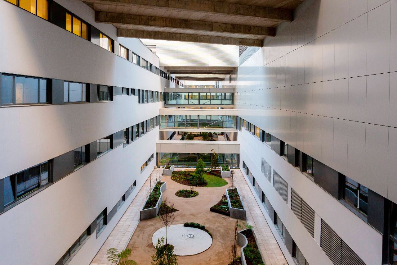 Área del edificio nuevo del Hospital 12 de Octubre
