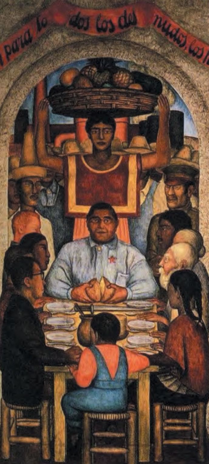 'El pan nuestro de cada día' de Diego Rivera