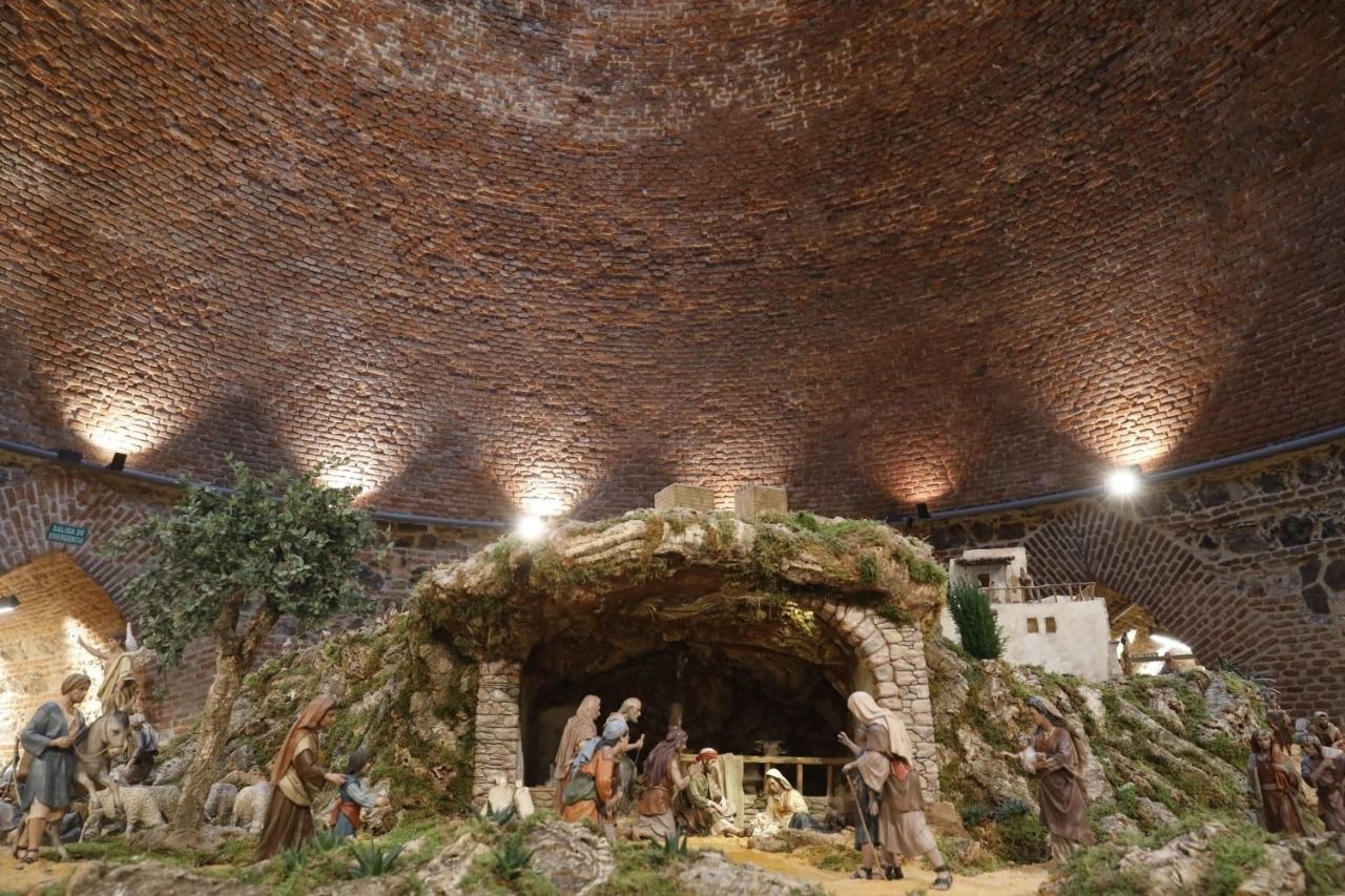 Belén circular en la Montaña de los Gatos (Foto: Ayuntamiento de Madrid)