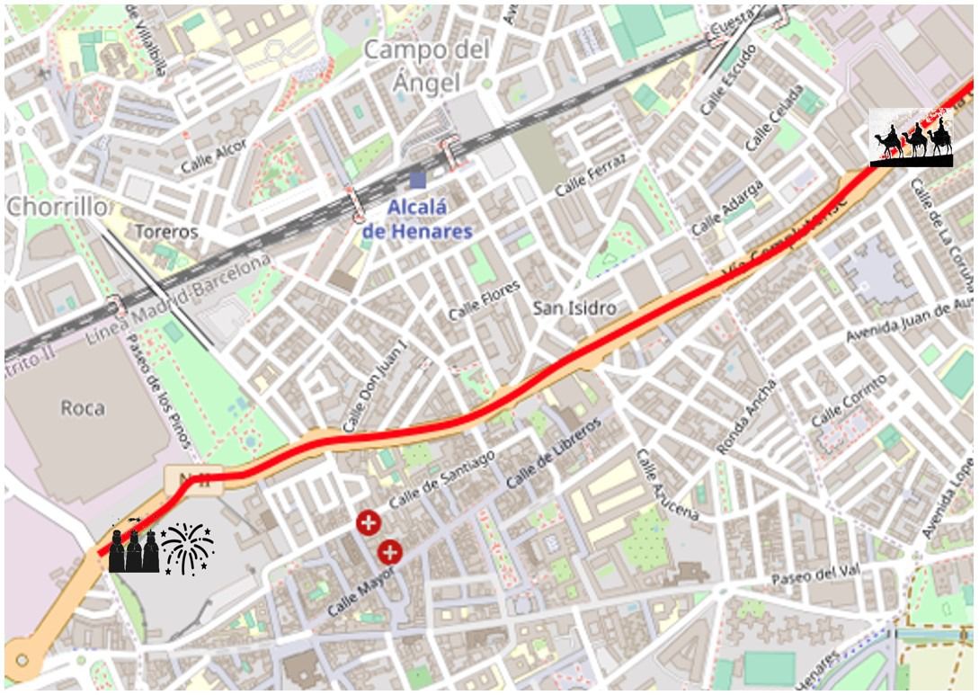 Dispositivo especial de la Cabalgata de Alcalá de Henares (Foto: Ayuntamiento de Alcalá de Henares)