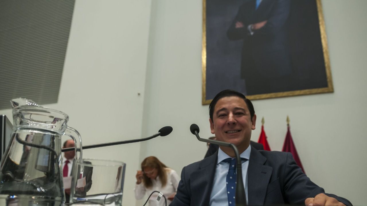 El presidente del Pleno, Borja Fanjul. Foto: Chema Barroso