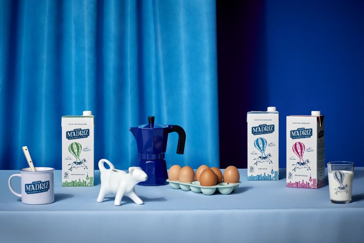 'Leche Madriz' UHT entera, semidesnatada y desnatada