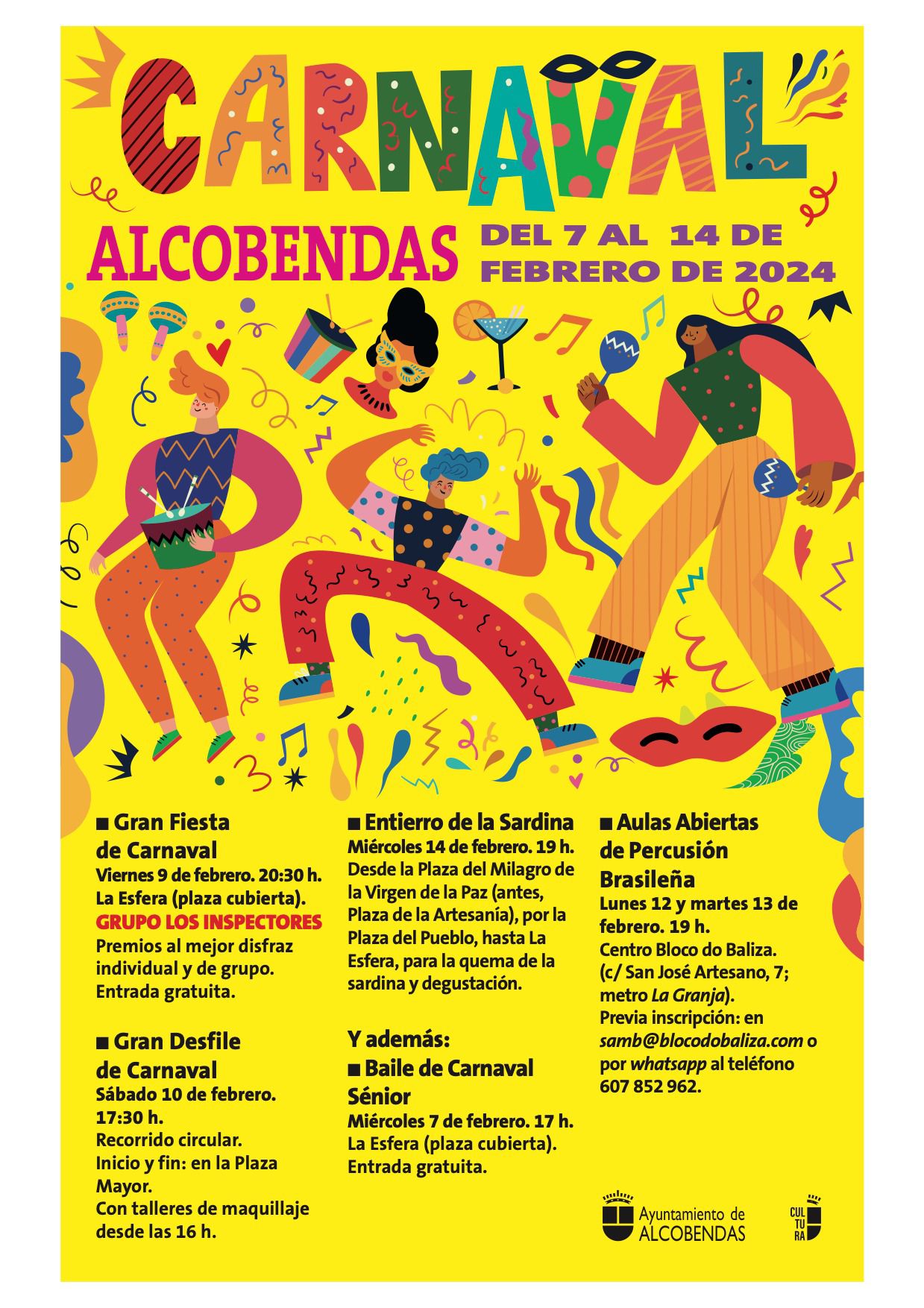 Cartel Carnaval Alcobendas 2024