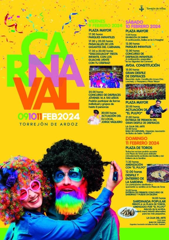 Torrejón de Ardoz Cartel de Carnavales 2024