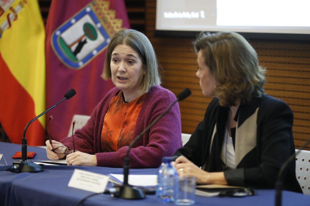 Marta Rivera de la Cruz en la reunión del Consejo Cívico y Social del Paisaje de la Luz (Foto: Ayuntamiento de Madrid)