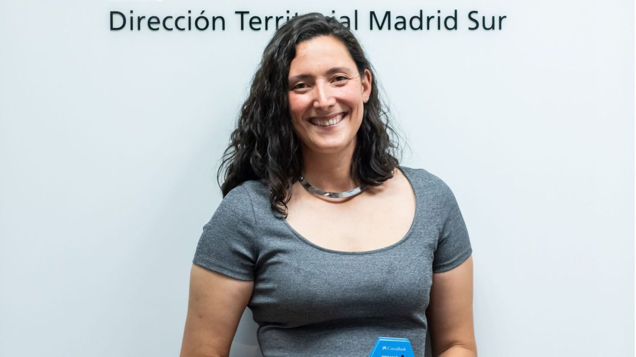 Laura Martínez, cuando recibió el Premio a Mujer Profesional Autónoma (Foto: CaixaBank)