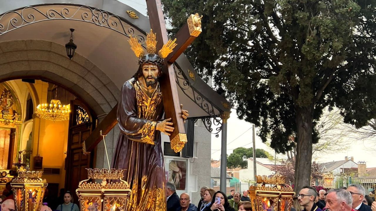 Una de las procesiones de Semana Santa (Ayuntamiento de Parla)