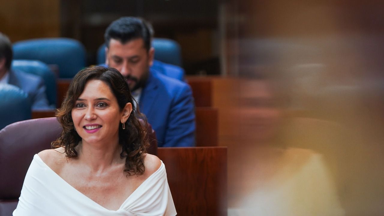 Ayuso en el Pleno de la Asamblea (Foto: Comunidad de Madrid)