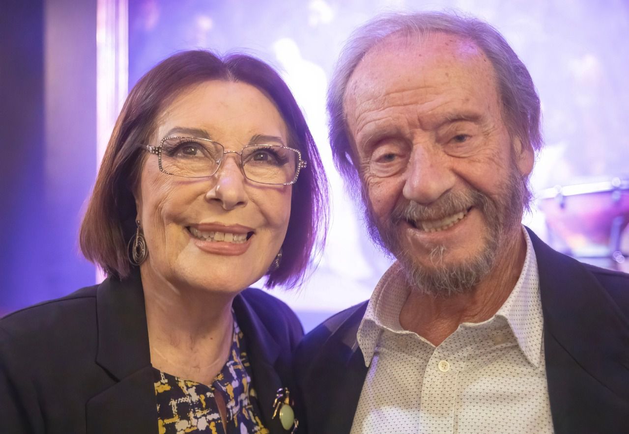 Dos leyendas del flamenco: Blanca del Rey y Víctor Monje 'Serranito' (Foto: Antonio Castro)
