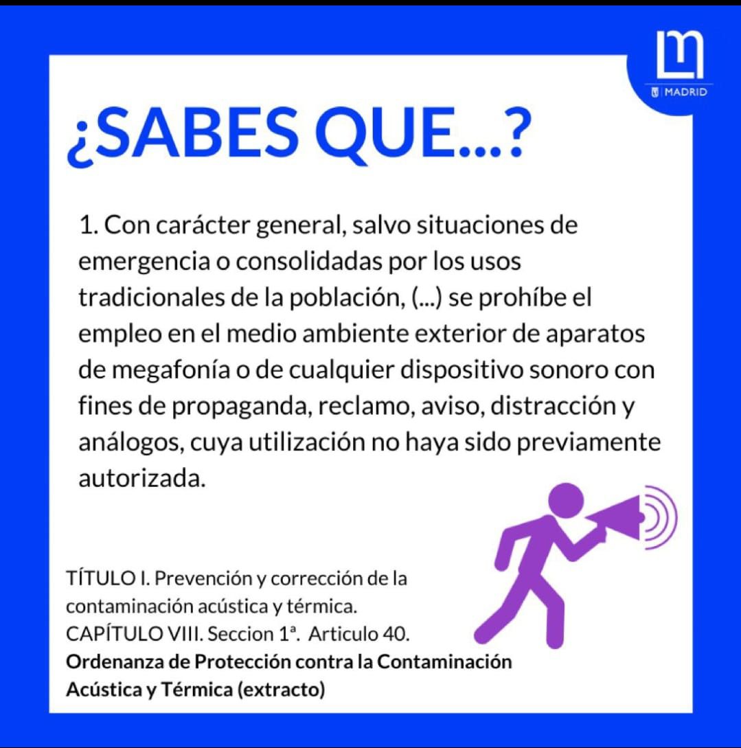Extracto de la normativa municipal (Foto: Asociación de Vecinos de la Plaza Mayor)