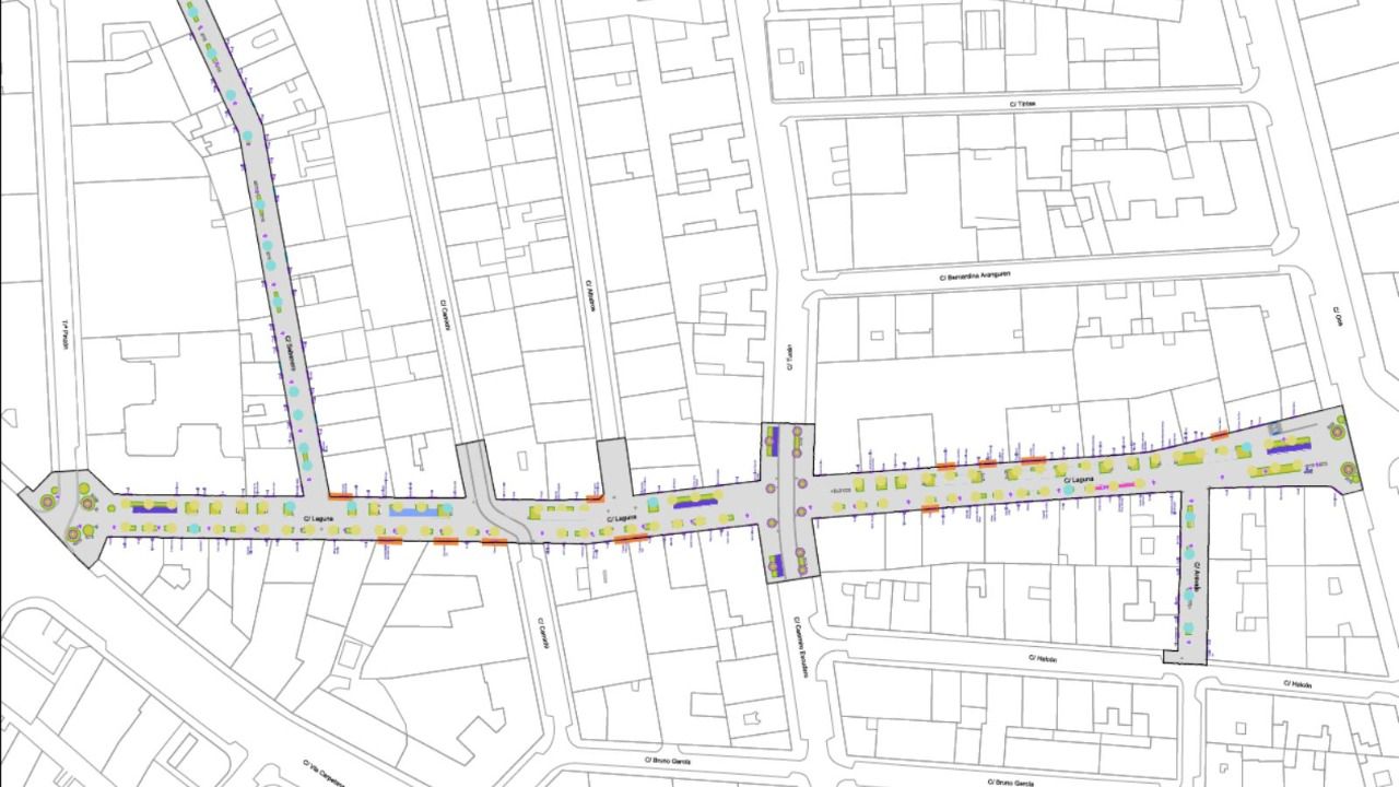 Plano detalle de toda la zona afectada con la futura obra. Foto: Ayuntamiento de Madrid