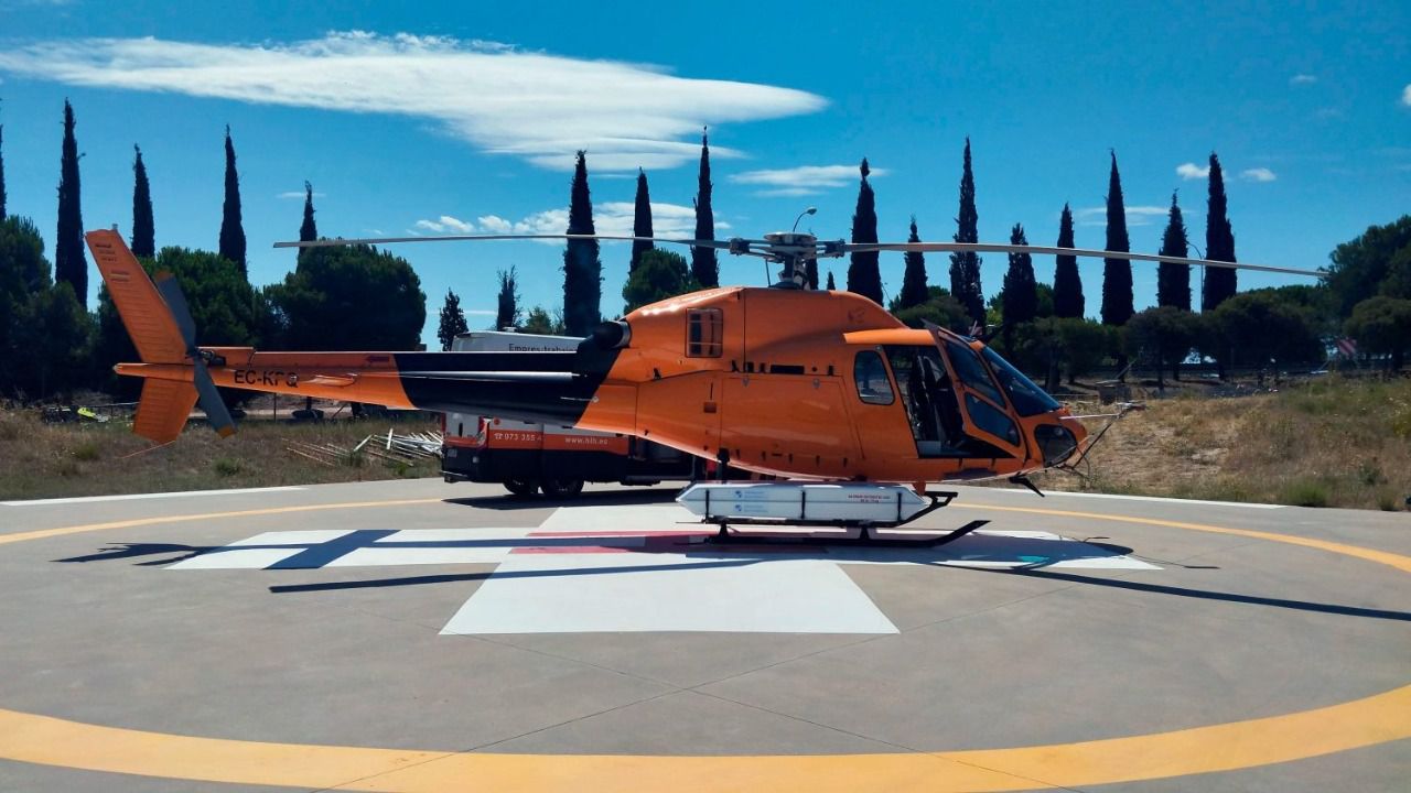 Helicóptero encargado de mapear la capital (Foto: Ayuntamiento de Madrid)